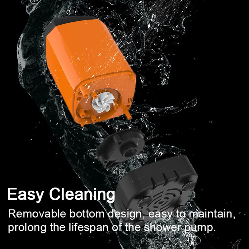 Outdoor Camping Shower Portable Electric Shower Pump IPX7 Waterproof & Digital Display for Camping Equipment Hiking Travel Beach