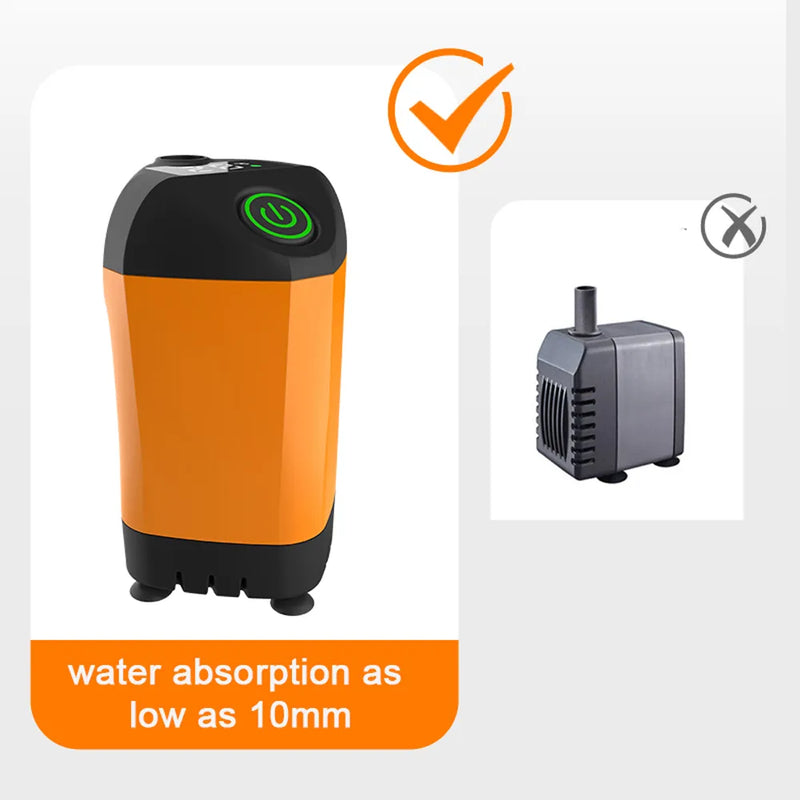 Outdoor Camping Shower Portable Electric Shower Pump IPX7 Waterproof & Digital Display for Camping Equipment Hiking Travel Beach